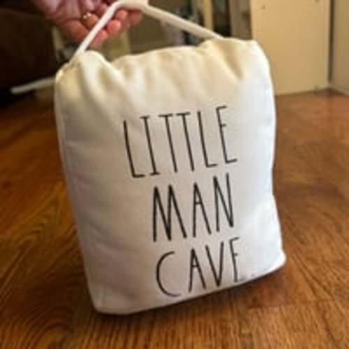 Rae Dunn Door Stop Little Man Cave
