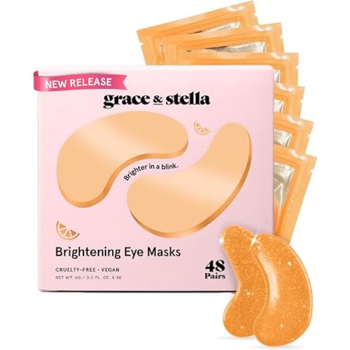 grace & stella New Brightening Eye Patches for Dark Circles (48 Pairs)