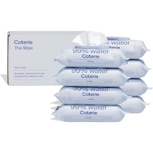 Coterie Baby Wipes for Sensitive Skin, 8-Pack (448 Count)
