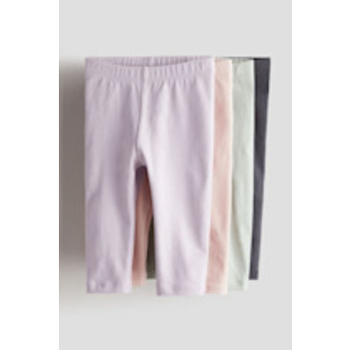 H&M 4-pack Cotton Jersey Leggings