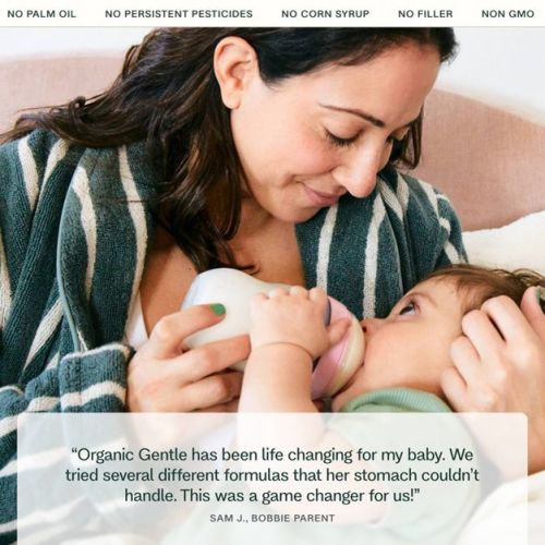 Bobbie Organic Gentle Infant Formula - 14.1oz