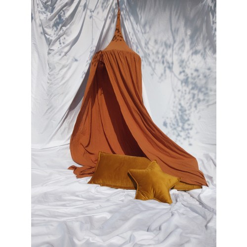Canopy Rust Cooper Carmel Ginger, Baby Canopy, Canopy Bed, Crib Canopy, Play Tent, Nursery Canopy, Play Canopy