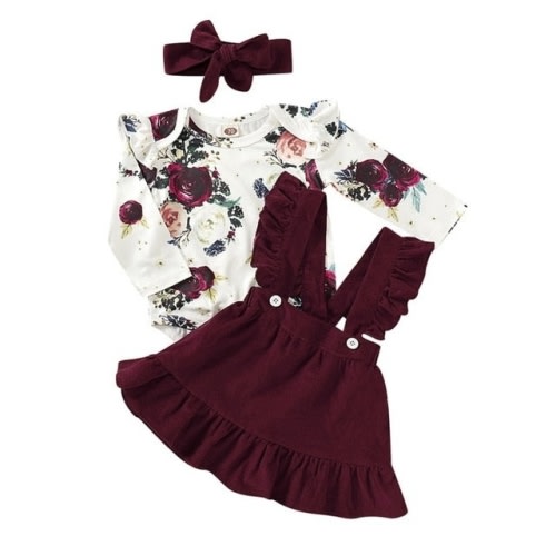 WILLOW Floral Skirt Set - Hazel & Bo