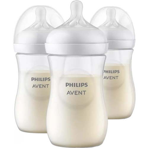 Philips Avent Natural Baby Bottle With Natural Response Nipple, Clear, 3x9oz Bottles. SCY903/03 - Walmart.ca