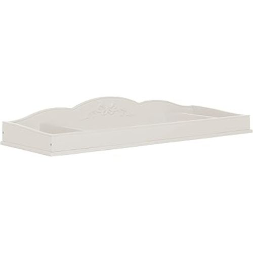 Evolur Aurora Change Tray|Lasting Quality|Intricate Ribbon Bow Scrollwork, Ivory Lace