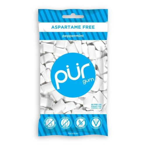 Pur Gum Peppermint Bag - 2.72oz