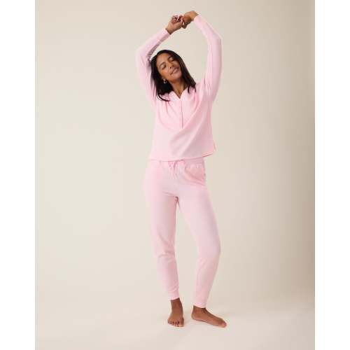 Waffle Maternity & Nursing Lounge Set | Pale Pink - Kindred Bravely