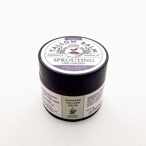 Whipped Tallow Balm - Lavender Patchouli — Sprouting Life Garden
