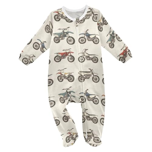 Mazeann Baby Sleepers Newborn Baby One-Piece Footies for Girl Boy