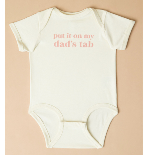Put it on Dads Tab Bodysuit