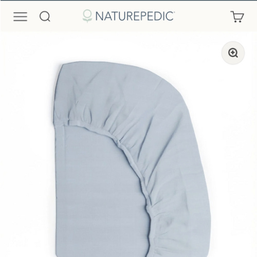 Breathable Organic Muslin Crib Sheets | GOTS-Certified Cotton | Naturepedic