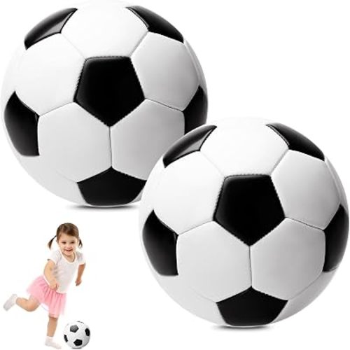 INPODAK Toddler Soccer Ball Size 2 Size 3 Soccer Ball for Kids