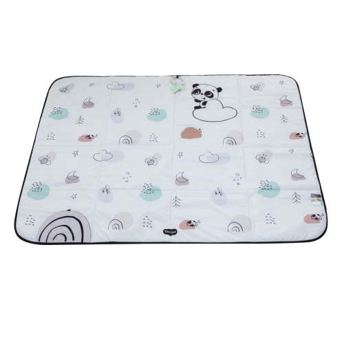 Tiny Love Décor Collection XL Outdoor Infant Play Mat, Black & White