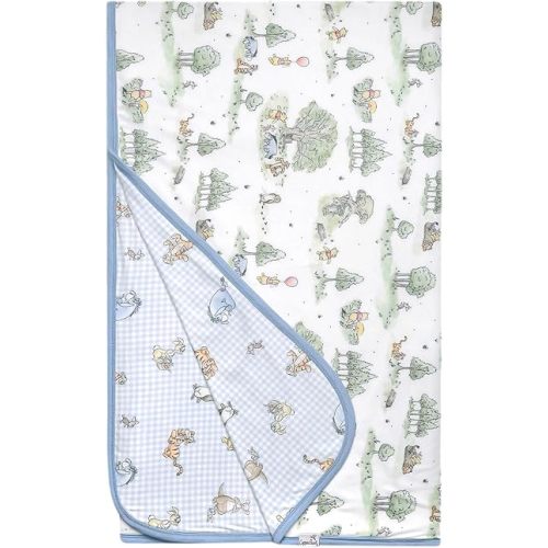 Copper Pearl Jumbo Premium Knit 3 Layer Stretchy Throw Blanket Hundred Acre Wood