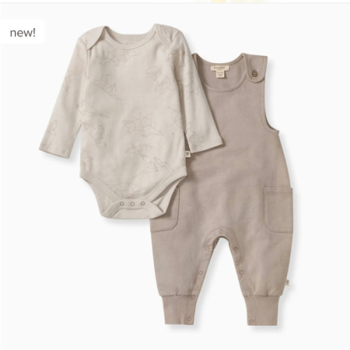 6-9 M Origami Dinos Baby Boy Bodysuit & Jumpsuit Set