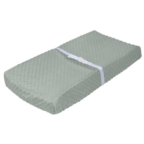 Gerber Unisex Baby Changing Pad Cover, Dino Time, Green with White Polka Dots, Soft Velboa, Newborn, Infant, Baby, CHANGING PAD COVER