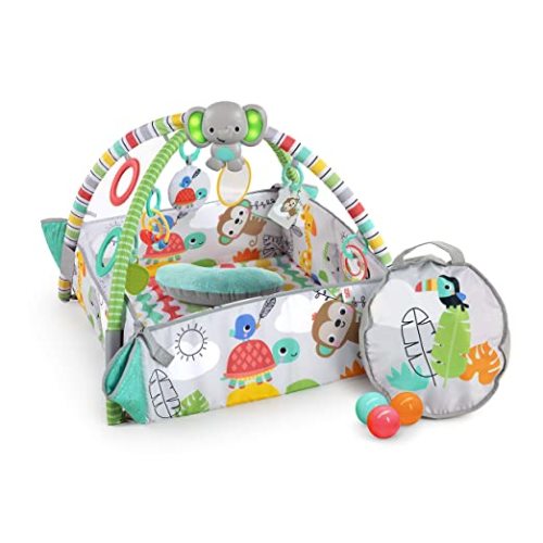 Bright Starts 5-In-1 Your Way Ball Play Activity Gym & Ball Pit, Totally Tropical