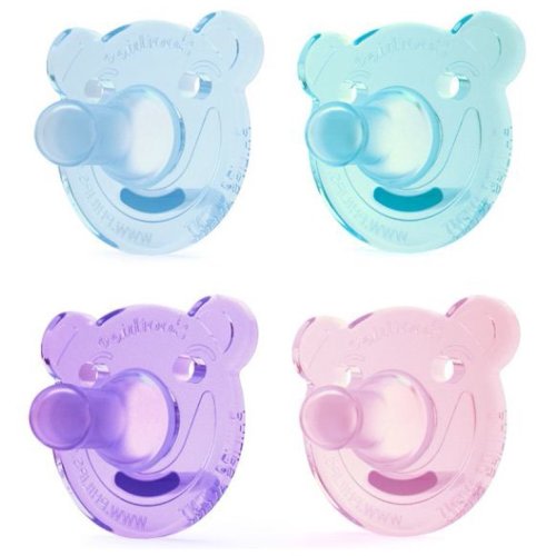Philips Avent Soothie Pacifier, 0-3 months, (Colors May Vary), Bear Shape, 2 pack, SCF194/00 - Philips Avent Soothie Pacifier, 0-3 months, (Colors May Vary), Bear Shape, 2 pack, SCF194/00