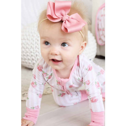 Rosy & Cozy Convertible Zip Romper