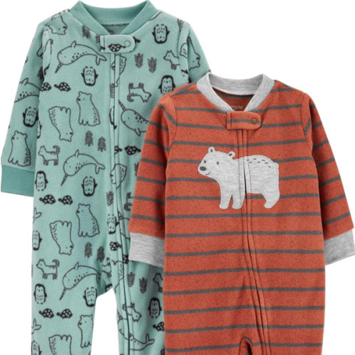 Simple Joys by Carter's baby-boys 2-pack Fleece Footed Sleep and PlayBaby and Toddler Sleepers
