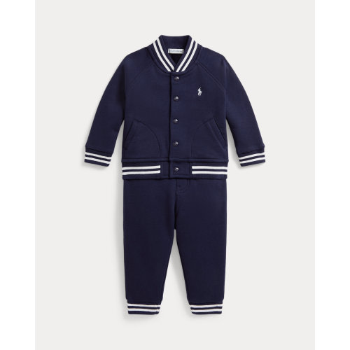 Fleece Baseball Jacket & Jogger Pant