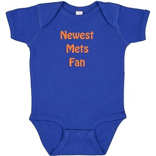 New Mets Fan Cute Baby Bodysuit