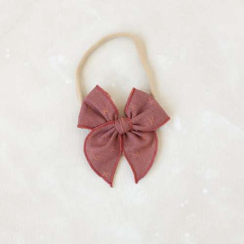 Mini Fleur Bow Headband // Amora