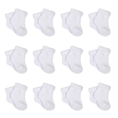 Baby Girl Socks - Wiggle-Proof Socks -12-Pack | Gerber Childrenswear