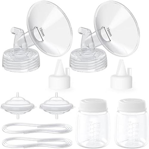 Amazon.com : Paruu Pump Parts Compatible with Spectra S1/S2/9 Plus, Not Original Accessories, Full Set Replacements Include 24mm Flanges, Valves, Backflow Protectors (Duckbills Included), Tubings and Bottles : Baby
