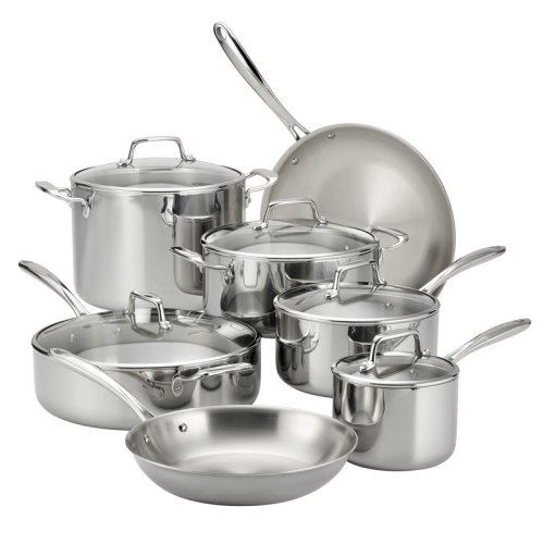 Tramontina Stainless Steel (18/10) 12 Pc Cookware Set & Reviews | Wayfair