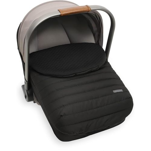 Little Unicorn Winter Car Seat Cover | Premium Insulated Fabric | Universal Fit & Easy to Install | Travel Bag Included (Black)