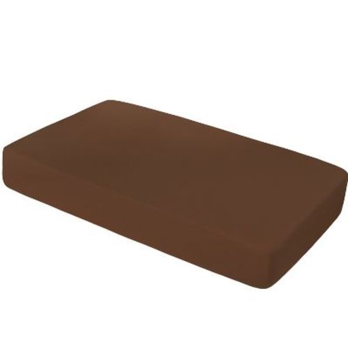 Brushed Microfiber Fitted Crib Sheet, Super Soft and Cozy Crib Sheet for Boys, Girls, 28x52 Inches, Coffee - NTBAY