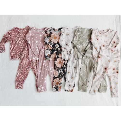 Spring Collection, Baby Pajamas, Baby Outfit, Toddler Outfit, Soft Pajamas, Floral Pajamas, Girl Set, Clothing Set, Girl Clothes, Baby Gift - Etsy