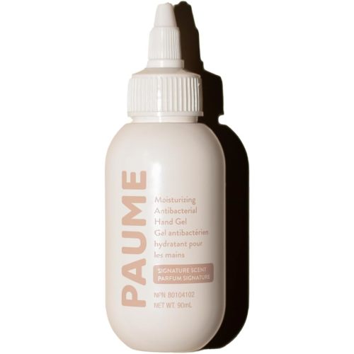 PAUME Moisturizing Antibacterial Hand Sanitizer Gel, Vegan, 3 fl oz
