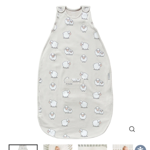 4 Season® Ultimate Baby Sleep Bag, Merino Wool & Organic Cotton, Sheep
