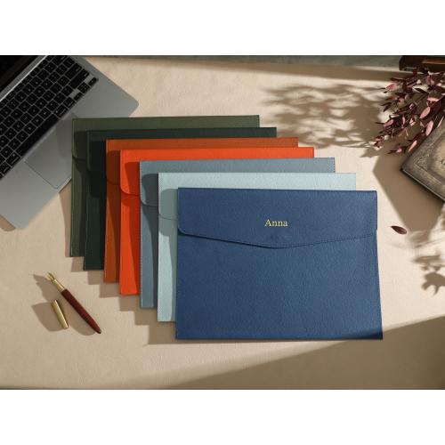 Personalized Leather Portfolio, Custom Leather File Folder, A4 Document Holder, Document Envelope, Gifts For Him, Paper File Organizer, gift