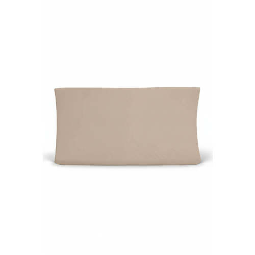 Solid Coffee Bamboo Changing Pad Cover
