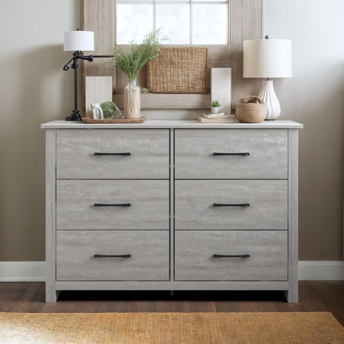 Zipcode Design™ Walter 6-Drawer Double Dresser & Reviews | Wayfair