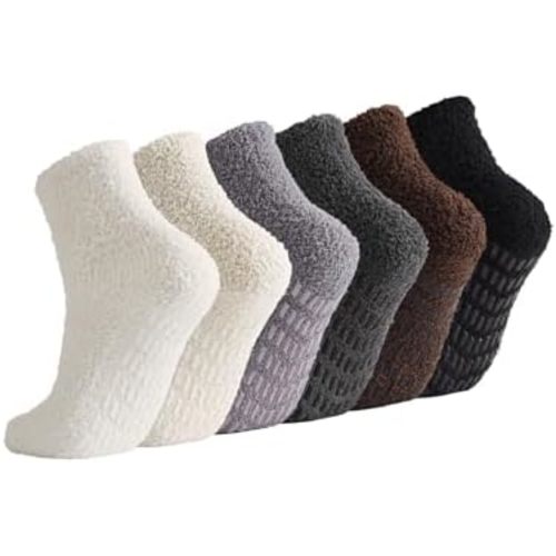Breslatte Non Slip Hospital Socks with Grips for Women Grip Slipper Socks for Women Gifts