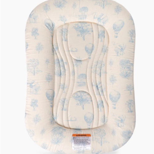 Infant Lounger Wave | Blue Toile