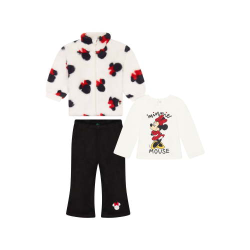 Minnie Mouse Baby Girl 3 Piece Jacket Set, Sizes 0-24 Months