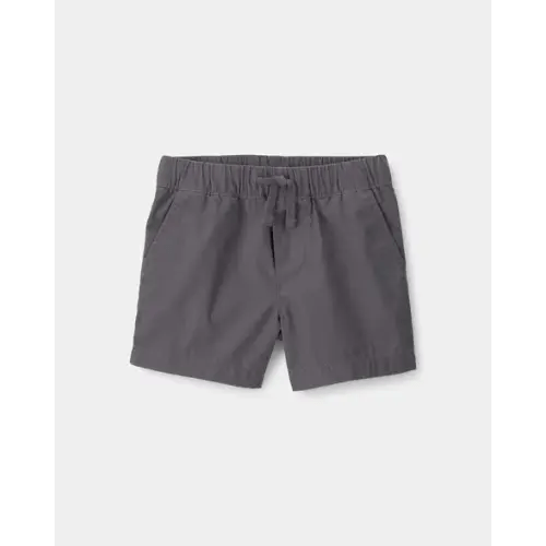 Baby Boy Canvas Shorts - Grey | Carter's