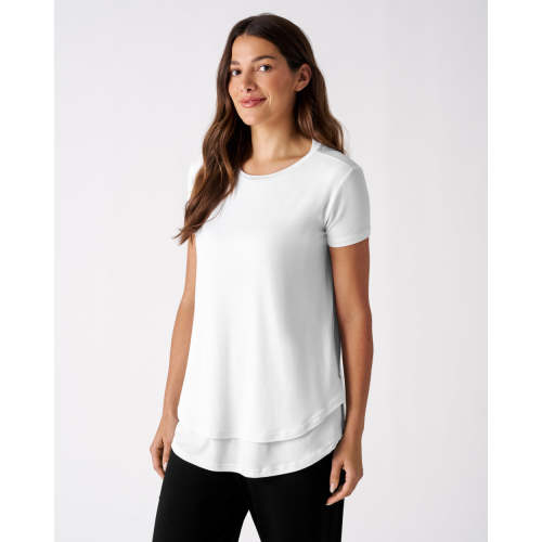Bright White Women's Nursing Top - Little Sleepies
