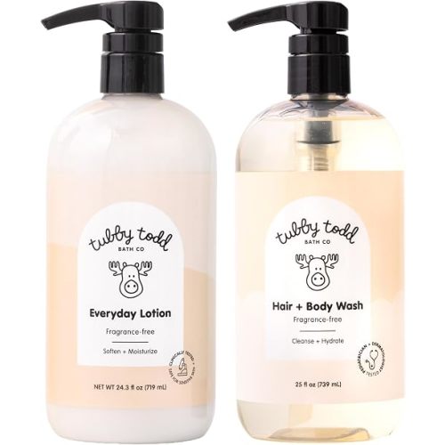 Tubby Todd Baby Body Wash and Lotion Set