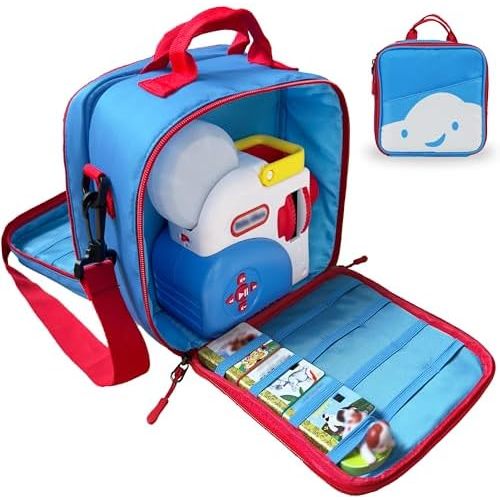 Detachable Bag Compatible with Little Tikes Story Dream Machine Books Starter Set,Kids Toys Storage Case for Little Tikes for Storybook, Audio Play, Character,with Handle and Shoulder Strap
