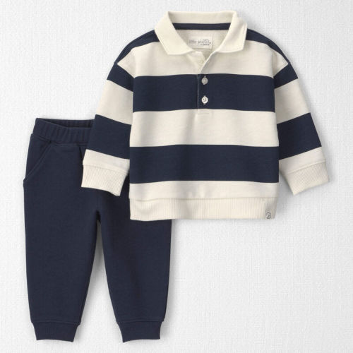 Baby Boy 2-Piece Organic Cotton French Terry Top & Pant Set | Carter’s Oshkosh Canada