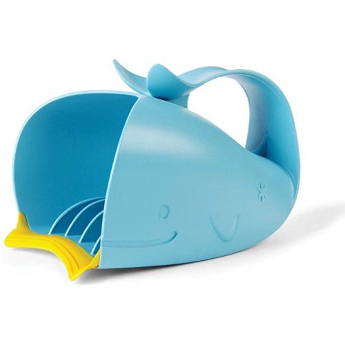 Skip Hop Moby Bath Rinse Cup: Tear-free Waterfall Rinser, Blue