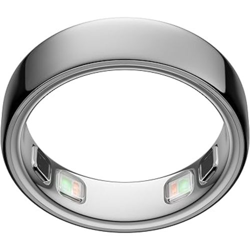 Oura Ring 5 Smart Ring - Silver - Size 8 - Fitness & Sleep Tracker