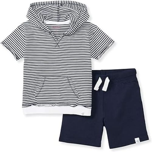 Burt's Bees Baby baby-boys Short Sleeve Shirt and Pant Set, Top & Bottom Outfit, 100% Organic Cotton
