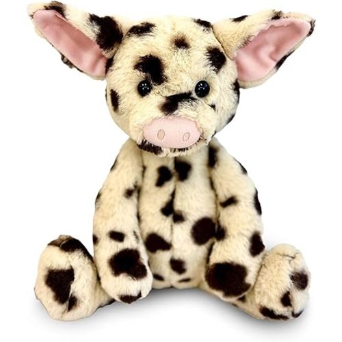World's Softest Plush Spots Piggy, Lushee, Large, 16" Stuffed Animal for Baby, Toddler, Kids, Adults - Piggy Plush Toy-Adorable Toy Made from Kid-Friendly, Quality Materials